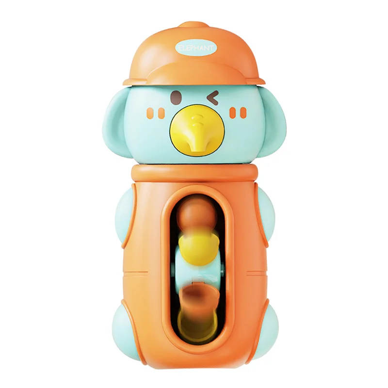 Cute Elephant Duck Baby Bath Toy Bathroom Shower Play Water Waterfall Fill Spin Waterwheel Bathtub Baby bath toy Duck wheel