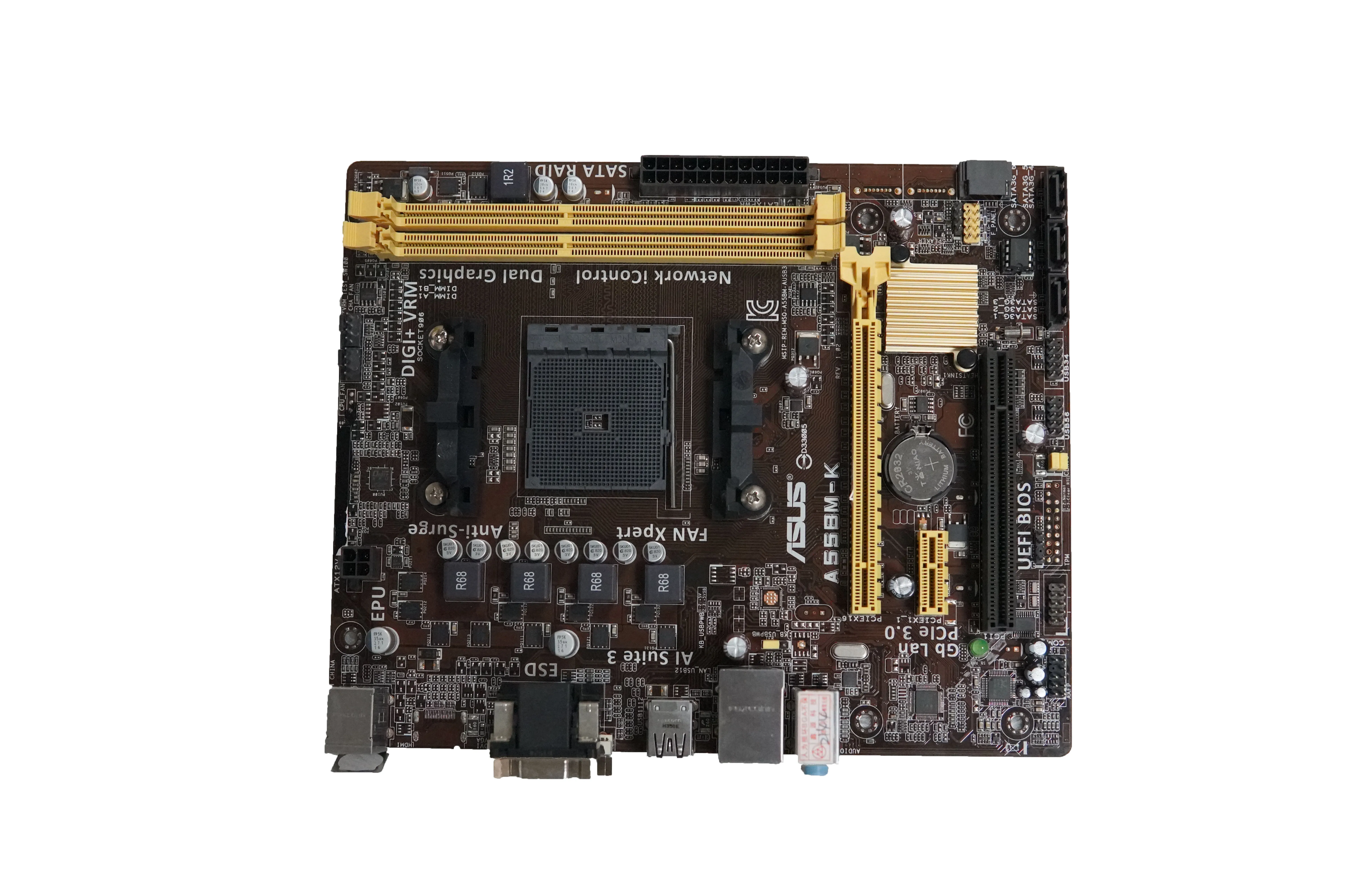 Новый бренд для ASUS A55BM-K офисном материнская плата поддерживает DDR3 гнездо FM2 + 32 ГБ