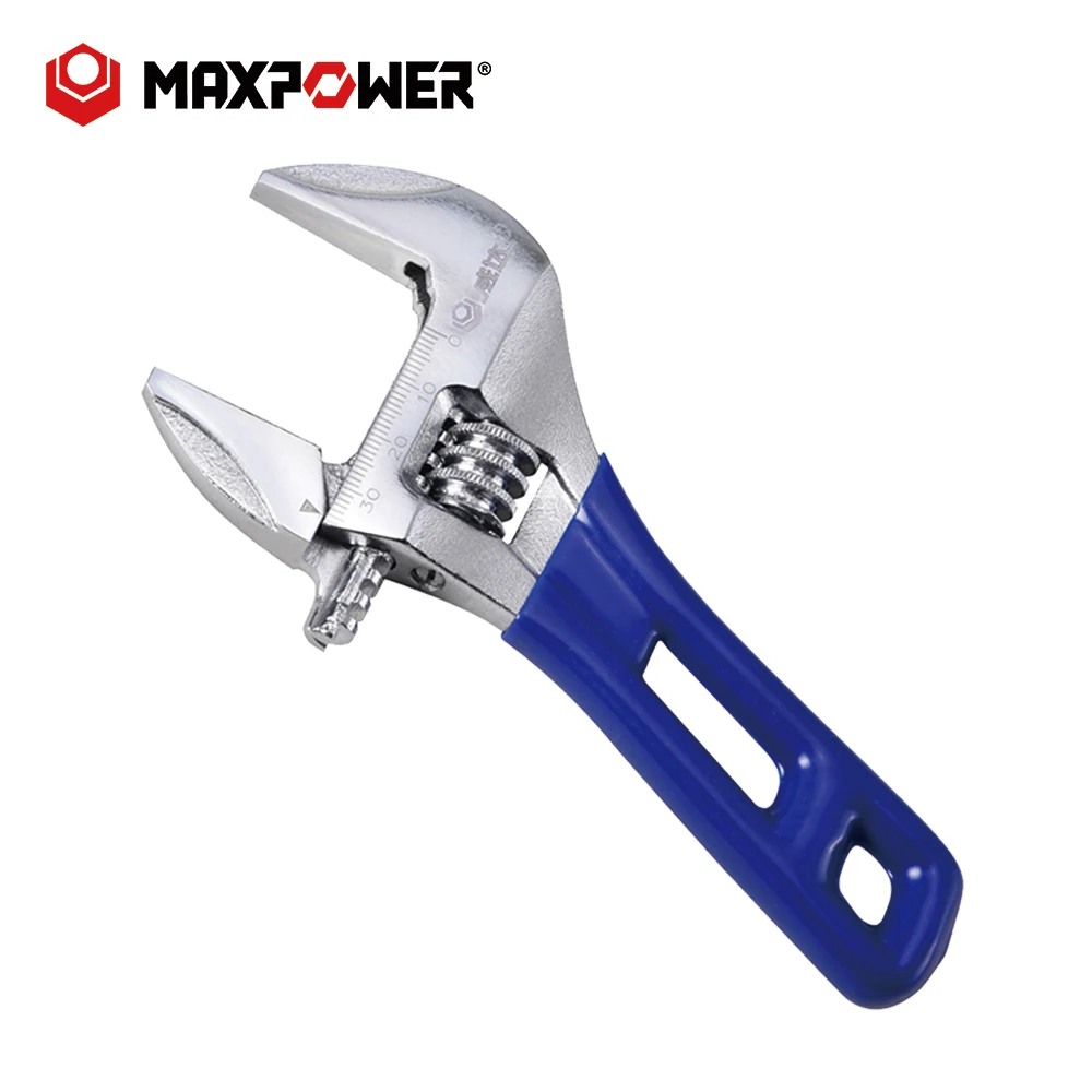 MAXPOWER Mini Lightweight Extra Jaw Stubby Adjustable Wrench
