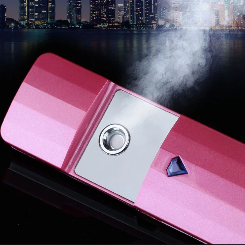  Профессиональный нано-отпариватель для лица ультразвуковой озоновый распылитель холодный Увлажняющий инструмент ухода за кожей портативный