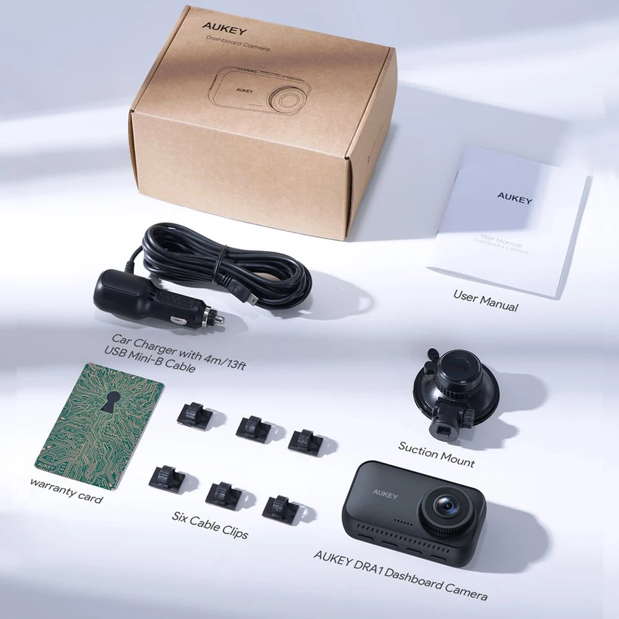 Factory AUKEY New Dar Dvr Dash Cam G Sesnsor Car Black Box Camera Mini Dash Cam Full hd 1080p