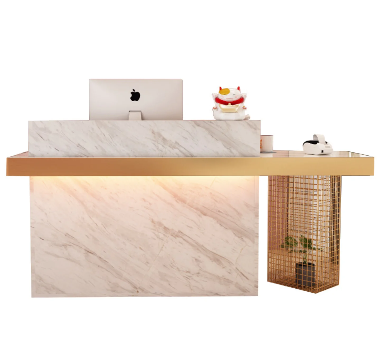 fashion marble desks front clothing store luxurquartz vanity bill money bar checkout reception stand counters for beauty salon