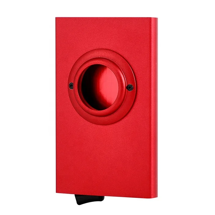 Factory From Stock Wallet with AirTg Holder Pop Up Wallet RFID Blocking Slim Metal Bank Credit Card Case Holds 5 Cards