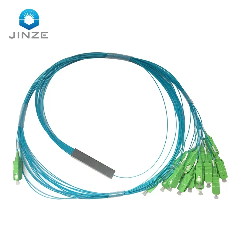Supply Good Quality 1X4 2X8 optic fiber splitter 1X8 Optical PLC Splitter SC/APC