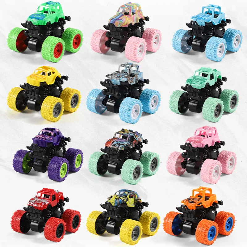 Hot Selling Kids Vehicles Toy Car Simulation Model Toy Inertial Four-wheel Drive Off-road Vehicle Toy