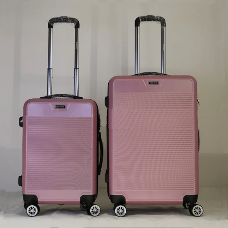 Fashionable travel trolley luggage set luggage white trade show suitcase