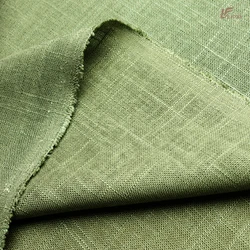 Economic corrugated soft plain colour 100% linen rayon fabric