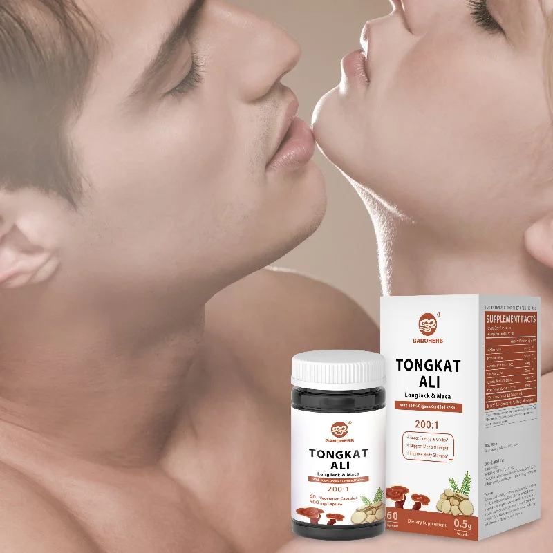 1 Set of 8 Boxes Ganoherb Tongkat Ali Maca Extract Powder Capsule Enhance Vitality Energy