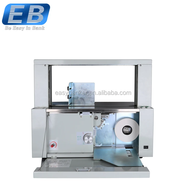 JB-402-3 Multi-application Packaging Machine for Currency Banknote automatic paper tape opp book banding Strapping Machine