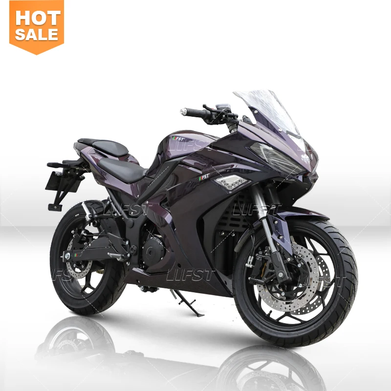 china best sell racing e-motorcycle 3000w engine 72v32A battery 80km/h fast e-motor double disc brake electric motorcycle