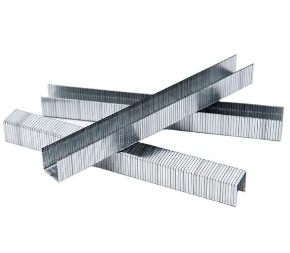 Gun Nails Factory Custom Galvanized Wire nail 10J series 1008J 1010J 1013J Decorative Black Office Staples for Wood Sofa