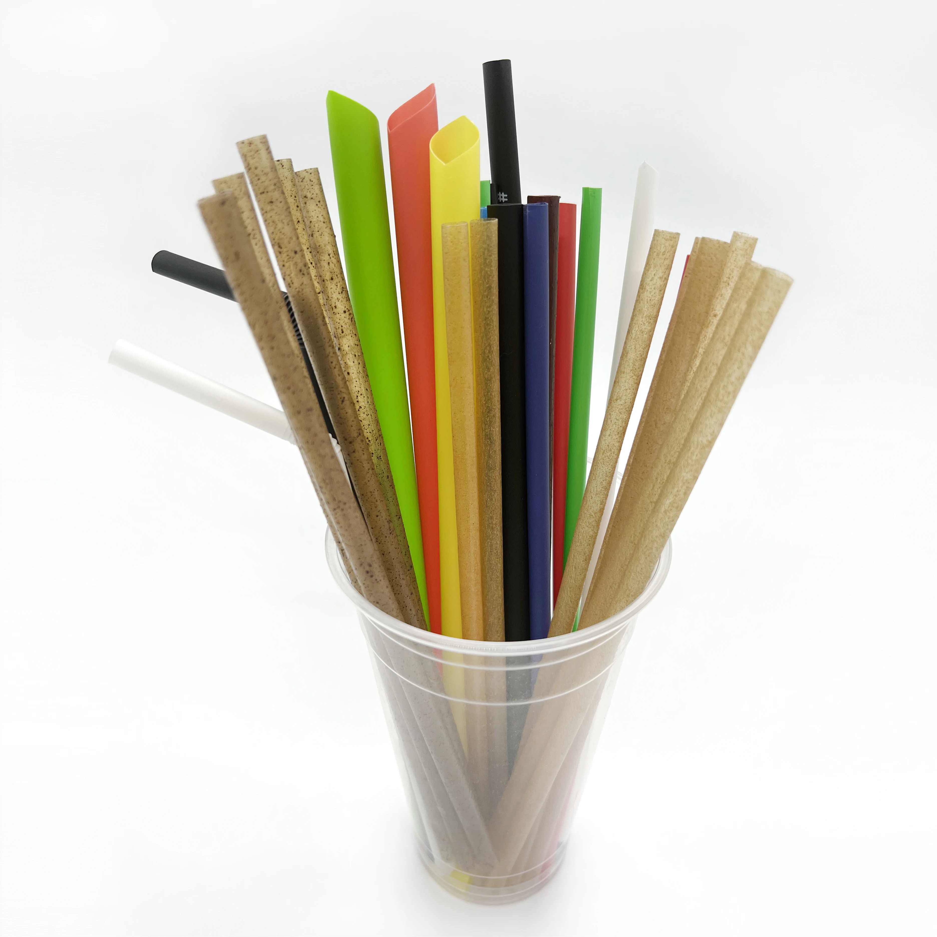 Manufacturer Custom pp Colorful Drinking Straw plastic custom straws