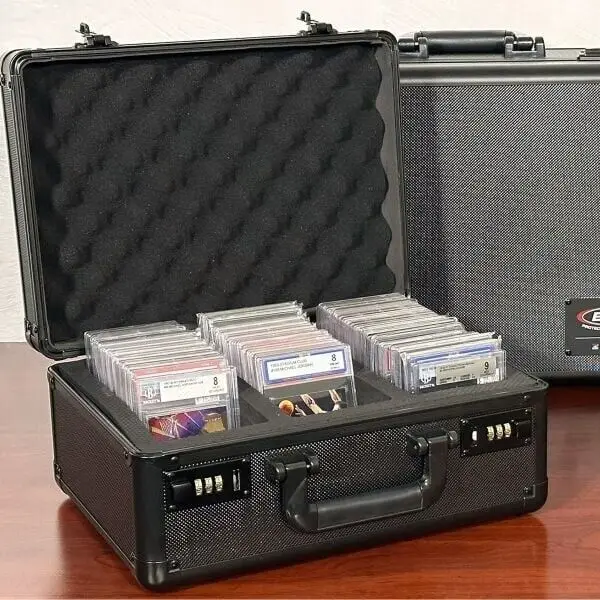 Factory price 3row Graded Card Storage Case Box Premium Trading Card Case for psa Graded Sports Cards Slab Case