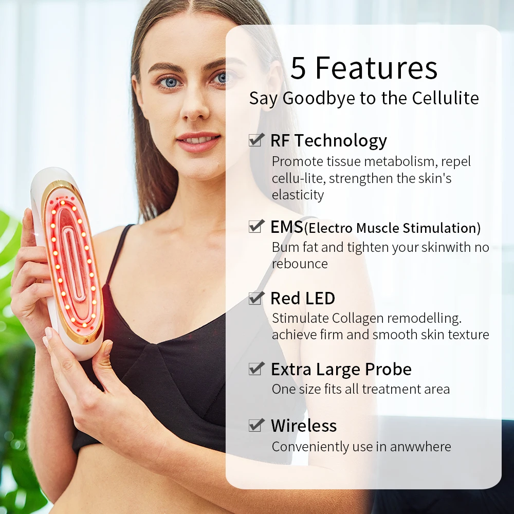 ODM/OEM rf body slimming device body shaping cellulite slimming fat burning stretch mark removal smooth shapes cellulite machine