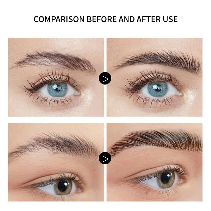 Instant Eyelash and Eyebrow Tint Long Lasting Eyelash Tint at Home Use Oil-proof Eyelash Tint Black Last up to 7-10days