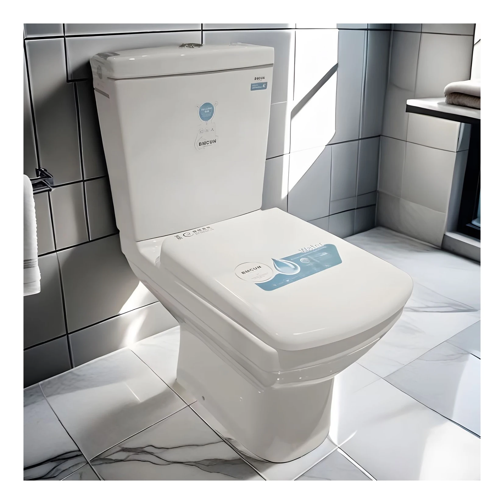 CLASIKAL Manufacturer bulk direct sales bathroom two-piece toilet WC siphon ceramic toilet