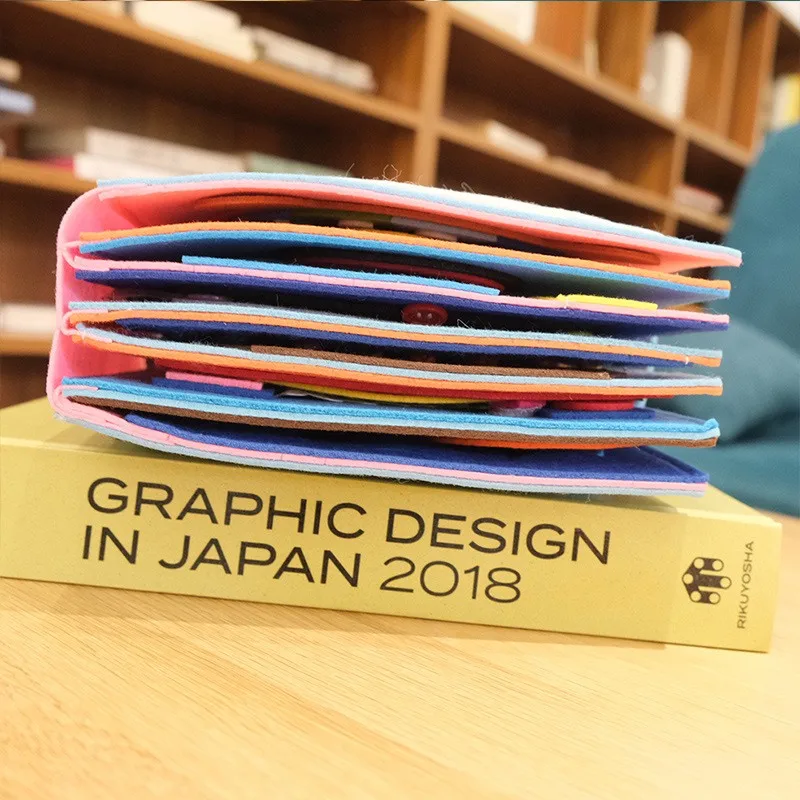 Детские войлочные бесшумные книги, занятая доска, игрушки Монтессори для малышей, сенсорная книга, Обучающие базовые Игрушки для развития жизненных навыков