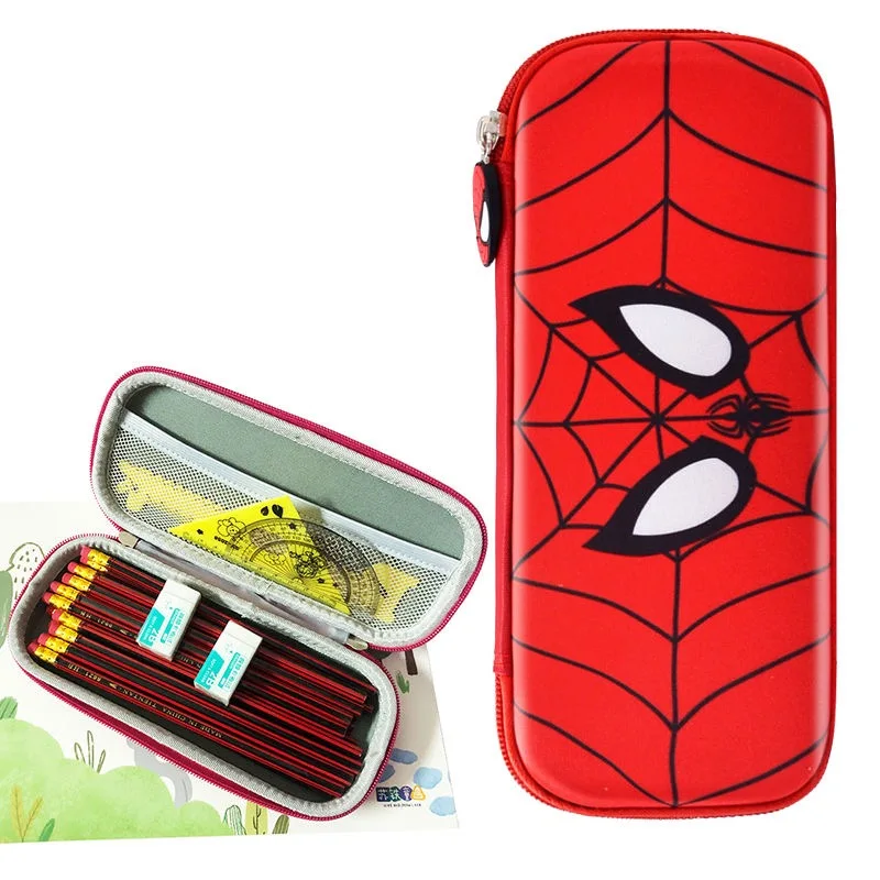 
Wholesale Custom Carton printed Pencil EVA Case Bag, Storage Plastic Pencil Bag 