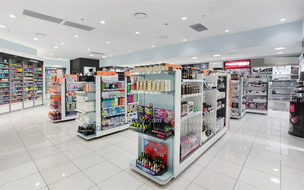 Modern Chemist Shop Interior Shelving Display Design Medicine Interior Medical Display Shelves Cabinets Pharmacy Interior Design