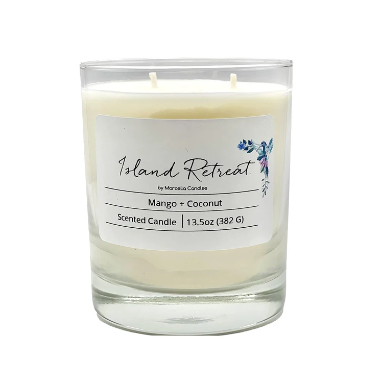 Combustion Clean Burning Natural Custom Color Logo Soy Long-Lasting Berries mini Travel Size 35g 1.23oz Scented Candle