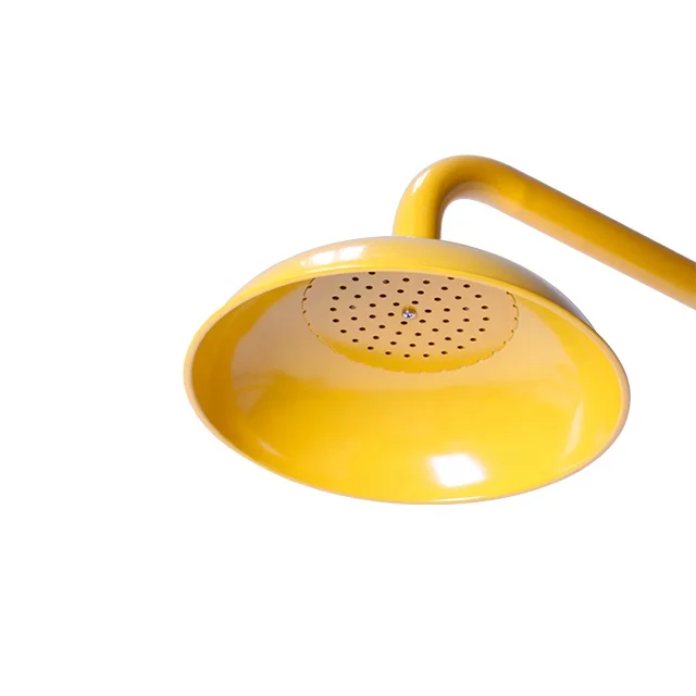Yellow laboratory eye equipment  station eyewash portable   lab shower design with eye wash manufacturers