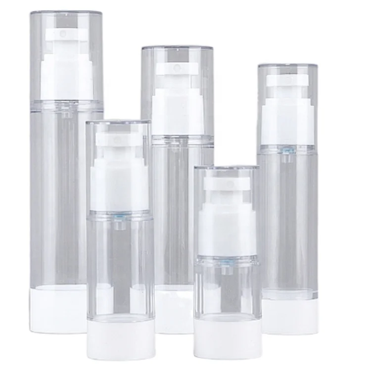 High-quality Low MOQ Custom 15ml 30ml 50ml 100ml Cosmetic Vacuum Airless Pump Bottle