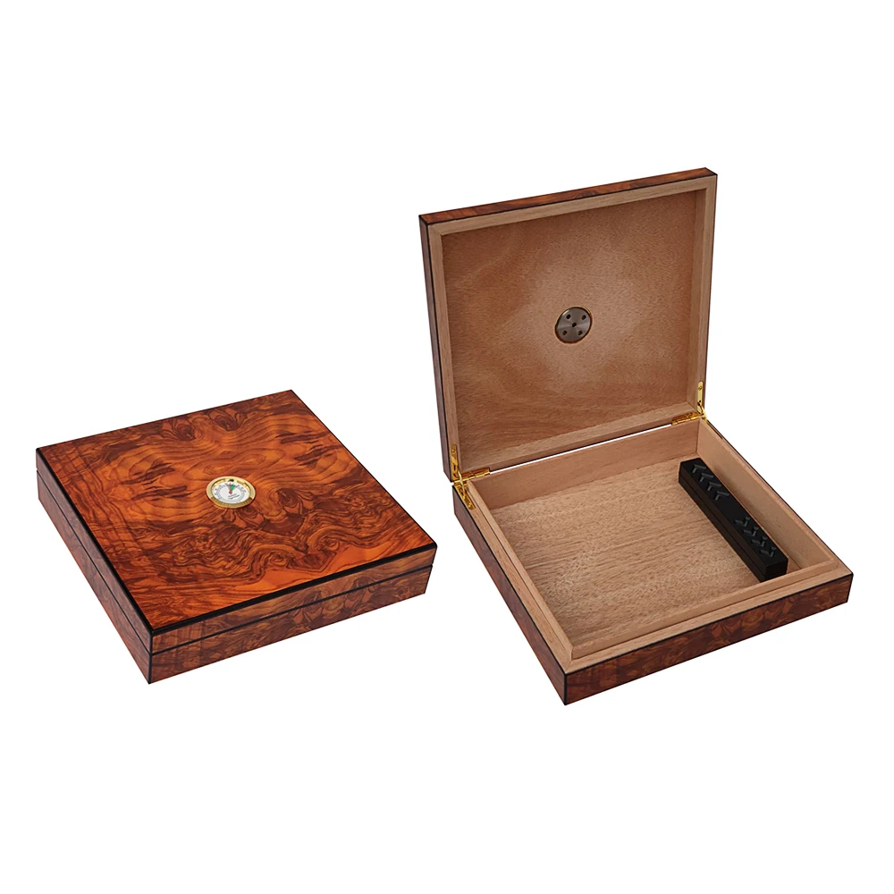 custom modern empty blank wholesale manufacturer single sleeve slide lid pack wood cigar box spanish cedar wooden cigar humidor