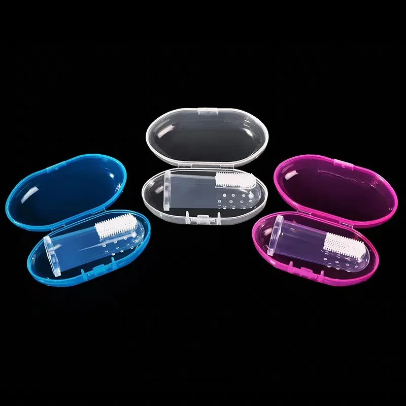 Box Packaged Cheap Pets Dog and Cat Toothbrush Fingers Pet Toothbrushes