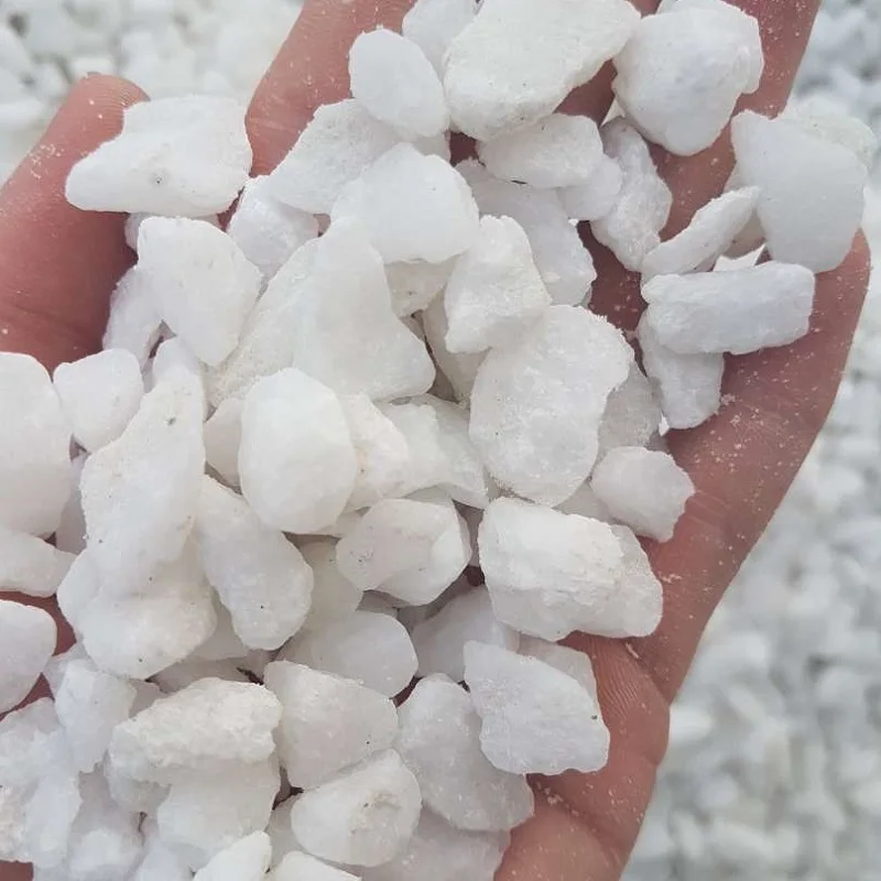 white chipping stone crushed stone landscape rock river rock