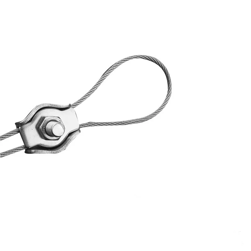 Rigging Hardware Single Bolt Wire Rope Clips Stainless Steel Cable Clamp Diameter Wire Rope