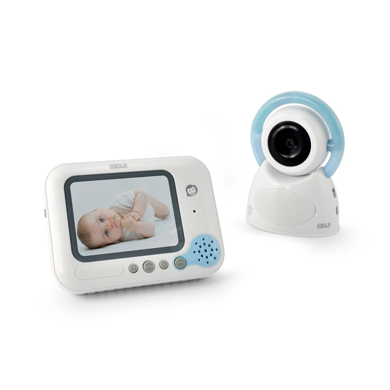 Wholesale Portable 3.5 Inch color LCD Wireless Digital video Baby Monitors with security cameras and audio