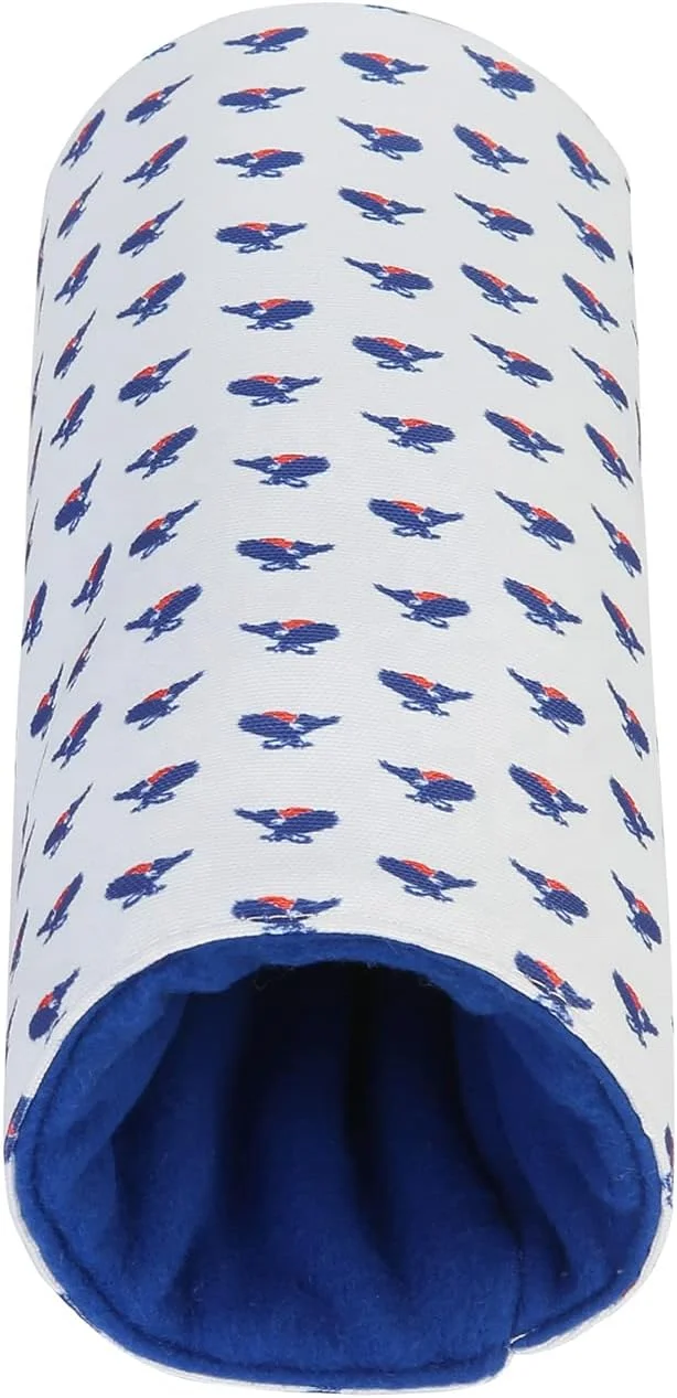 Custom made logo Nylon driver headcover barrel shape tube style personalized custom golf 460cc driver FW wood hybrid head covers