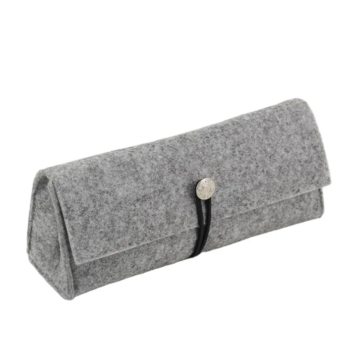 Trendy ProCase School Pencil Bag Pen Case Felt Students Stationery Pouch Cases Black