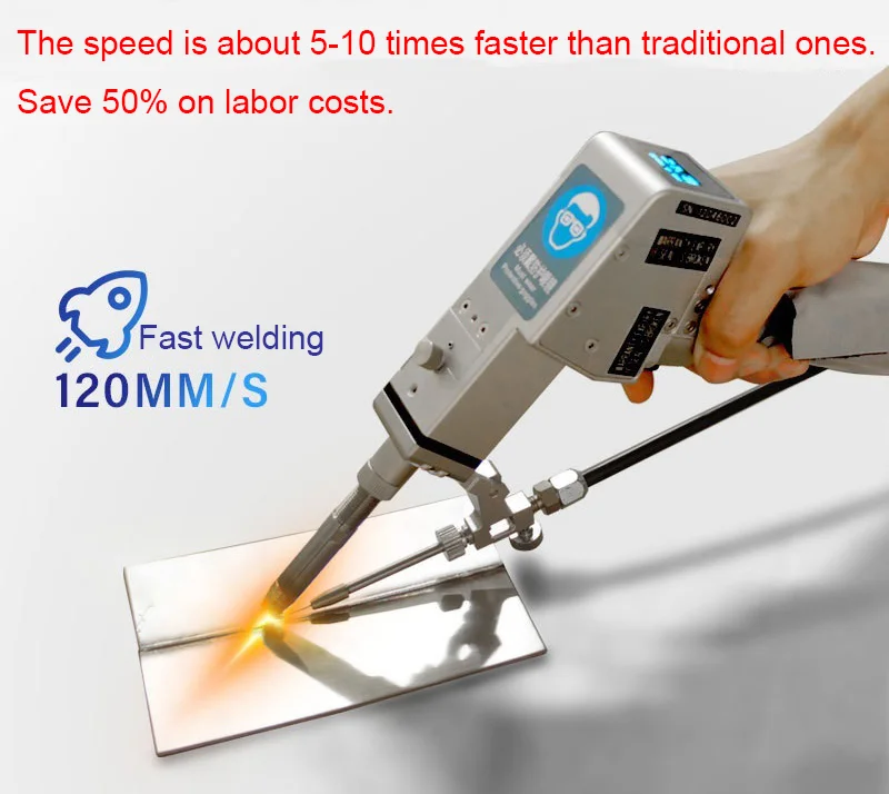 ZK Metal Fabrication Industry Laser Welding Machine 1kw - 3kw Portable Fiber Laser Welding Machine