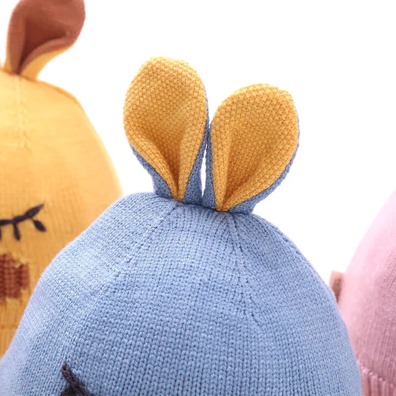 Spot wholesale fun cute photo shoot winter wool hat for baby lovely knitted baby christmas hat