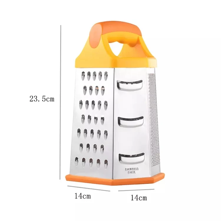 Amazon Самая продаваемая тонировка для кухонный нож из нержавеющей стали с несколькими шесть поверхности пищевых растительных 4 способа Терка коробки Кухонные гаджеты