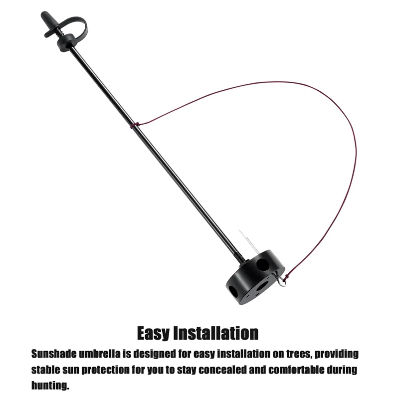 Quick Set Durable Easy-to-Install Break-Up Country Camo Treestand Roof Blind Shield Portable Weather-Resistant Hunting Umbrella