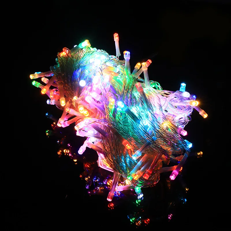 Modes LED Curtain Light String Decorative Lighting Window Garland Luces Decor Christmas Waterproof 3x3m 300 8 15 80 IP65 1.5V Zc