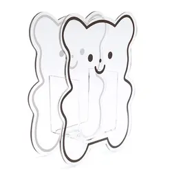 Customized Plastic Kawaii Desktop Organizer Bear Acrylic Pen Pencil Holder