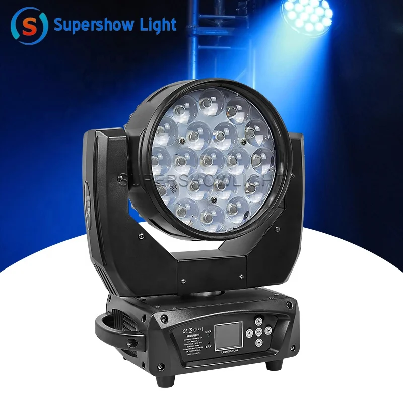 Sales wholesale price 19x15w zoom beam wash light bee eye 19x15 wash 5 in 1 DMX Led bee eye moving head stage light