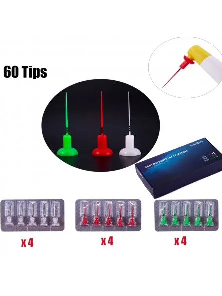 45pcs Dental Activator Tips Endo Irrigator Tips For Root Canal Dental Instrument