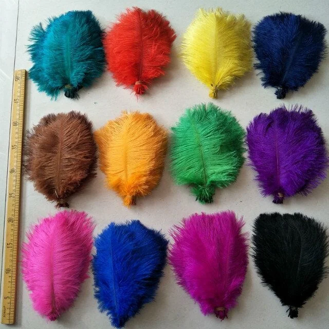 15-20cm cheap wholesale feather suppliers ostrich feathers artificial party feather for party wedding decoration