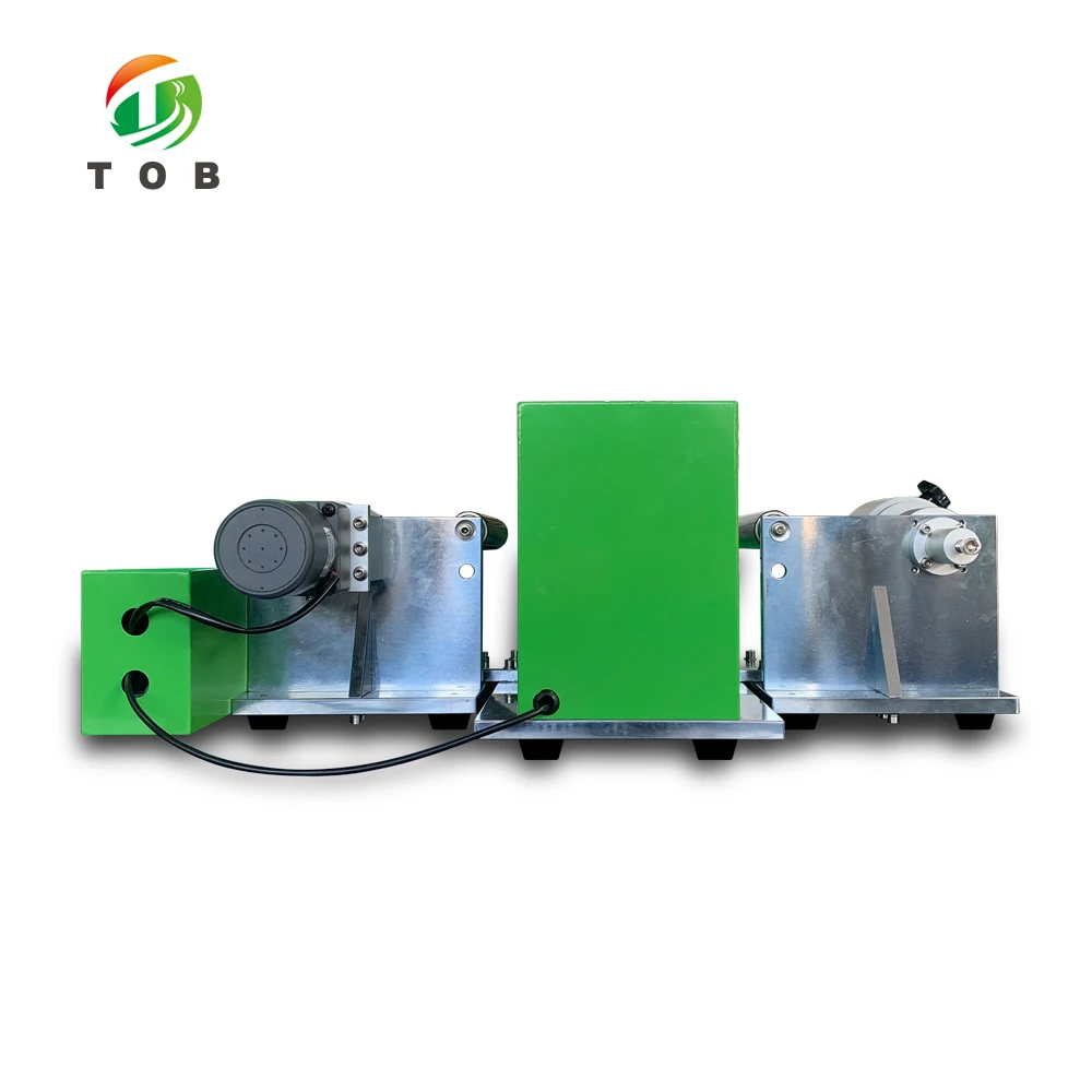 Laboratory Used Small Lithium Cell Battery Electrode Roll To Roll Heat Roller Press Calender  Machine