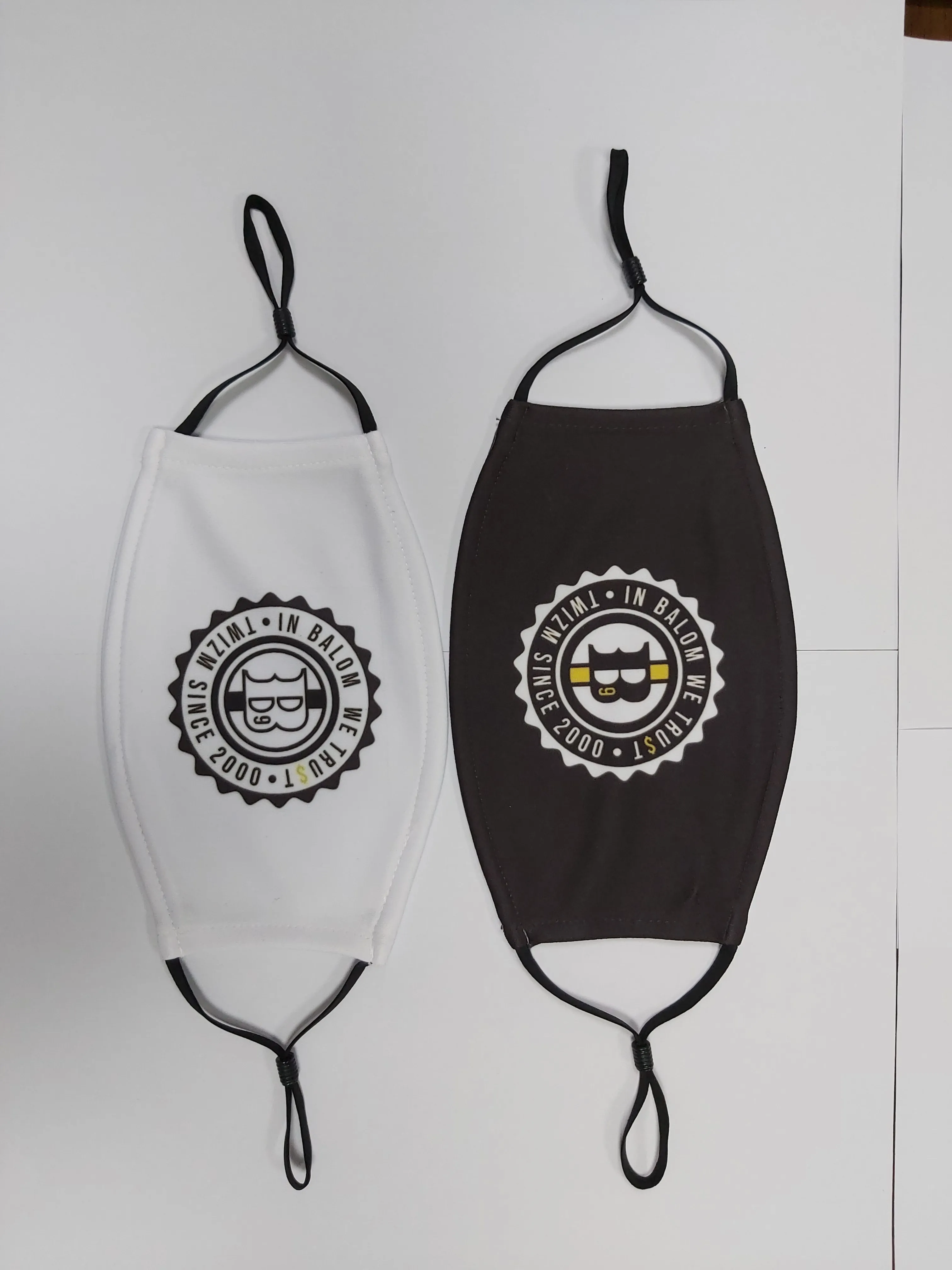 3D design thin breathable washable polyester blank white sublimation mask