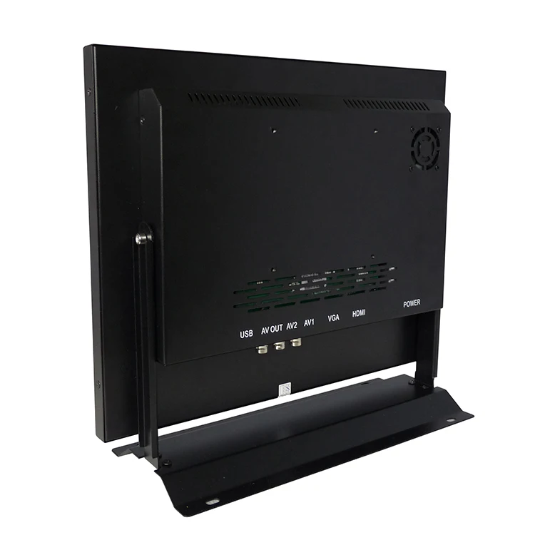15 Inch Monitor Audio 175 Security Monitor HD AV BNV VGA USB High Sensitive Metal Housing Remote Control With Wall Bracket