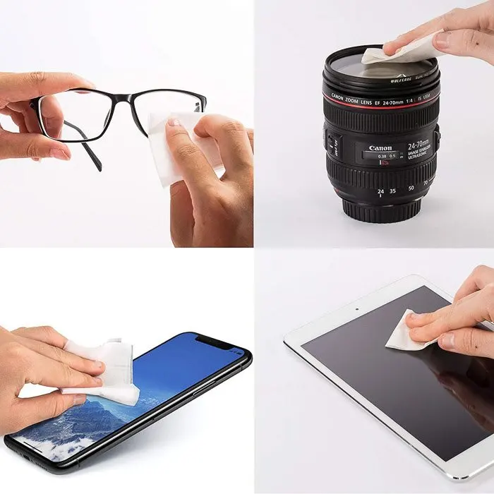 eco Anti Fog Glasses Smartphone iPhone  Screens and Other Delicate Surfaces lens cleaning wipes