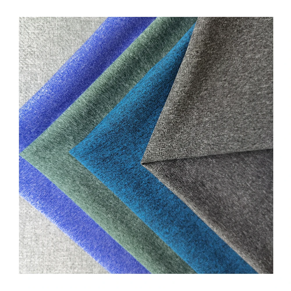 
fashion weft knitting 100 polyester melange fabric cushion cover car seat cover fabric cationic fabric 