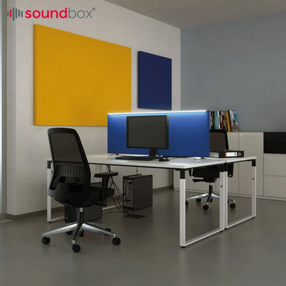 Звукопоглощающая Панель Soundbox Экологически чистая огнезащитная ткань панели для офиса и