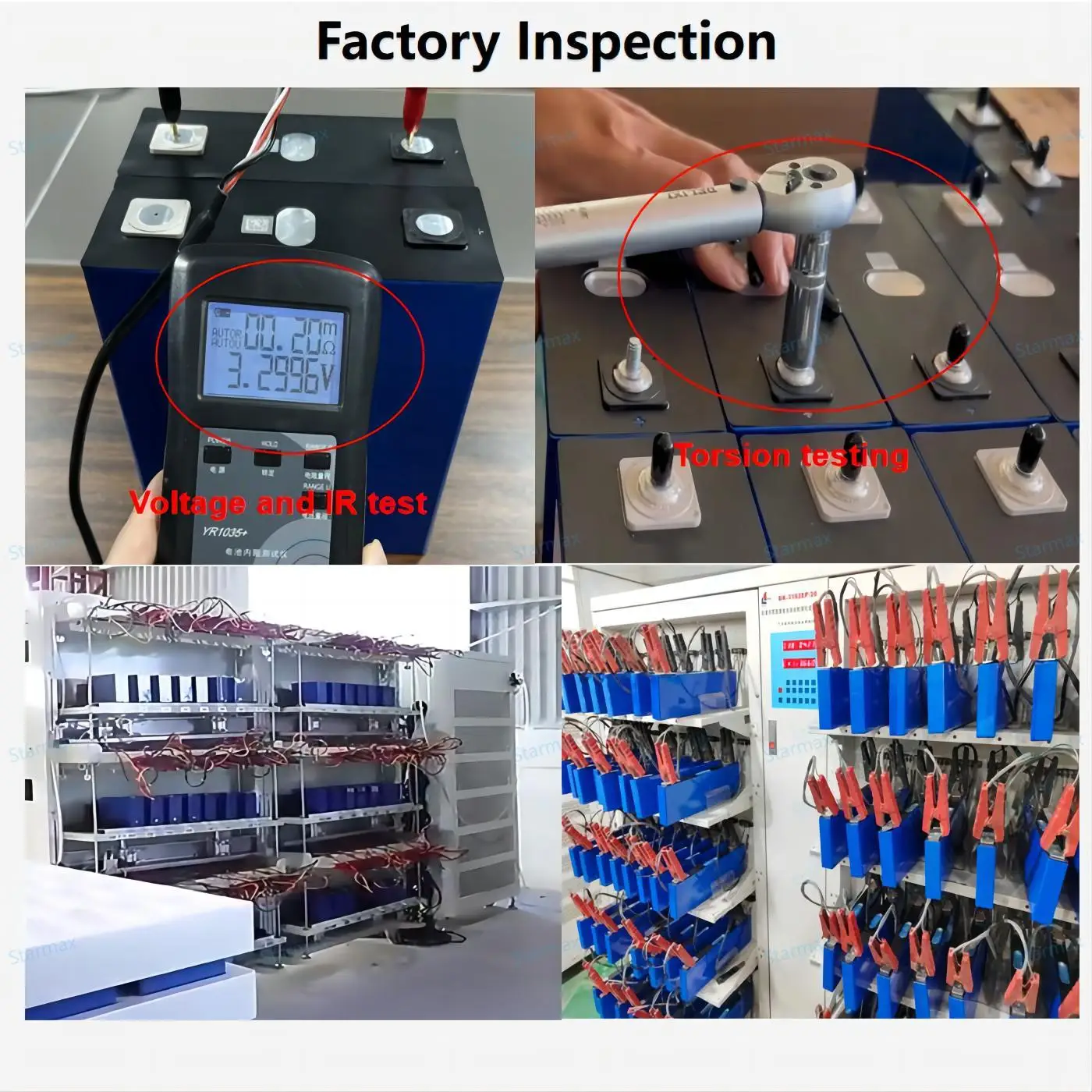 Starmax 10000 Long Cycles Hithium 3.2V 280Ah Lifepo4 Battery Cell 3.2V Prismatic LFP Lipo4 Energy Storage Battery