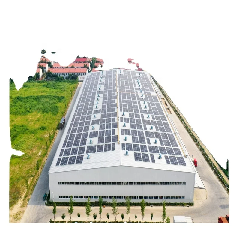 Энергосберегающая стальная конструкция с высокой нагрузкой на заказ, сборная фабричная мастерская с солнечными панелями на крыше